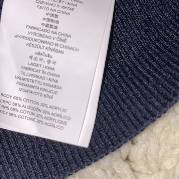 Michael Kors navy blue turtleneck sweater size small - Picture 5 of 7